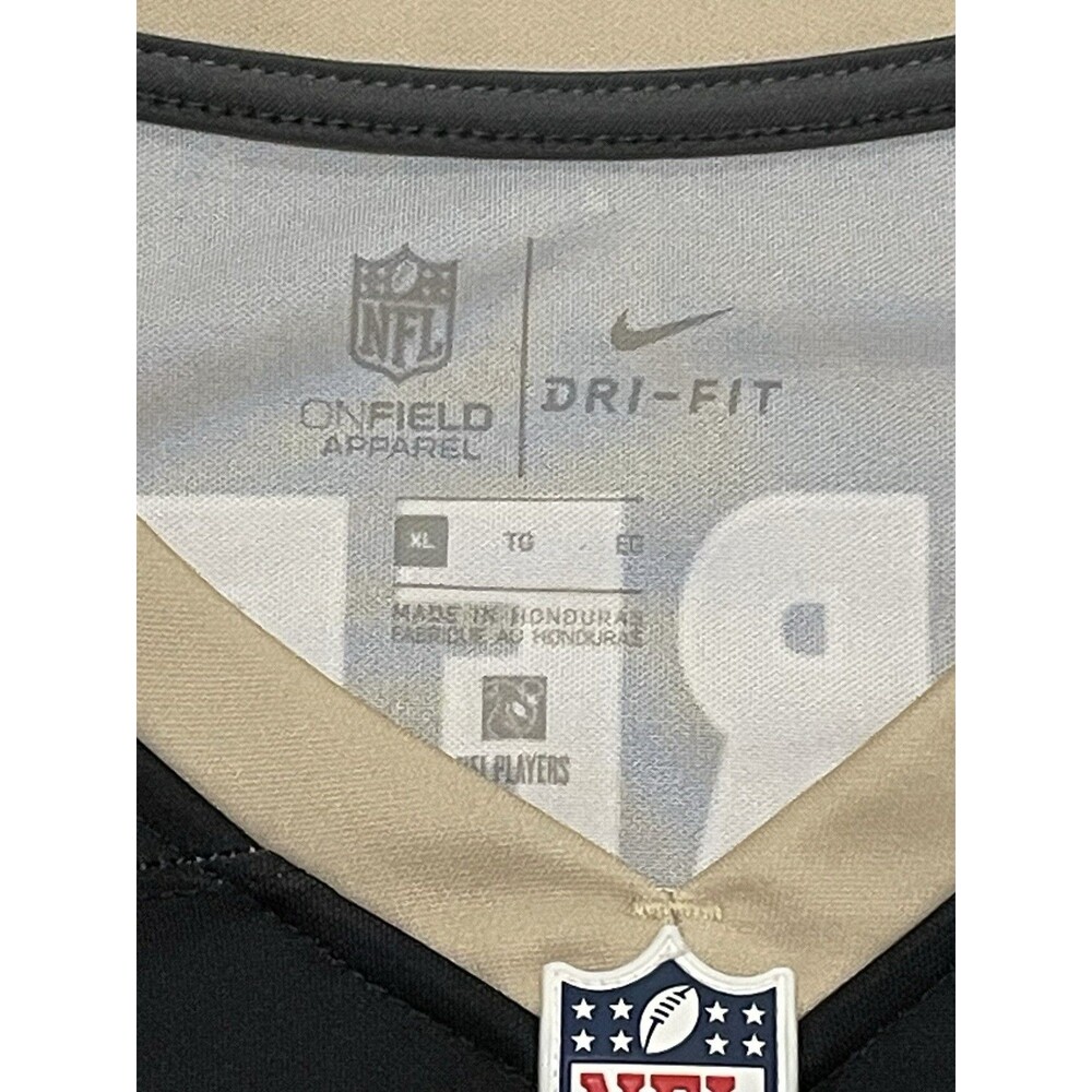Women’s NFL New Orleans Saints Drew Brees #9 Nike Jersey Black Sz XL - Picture 6 of 6